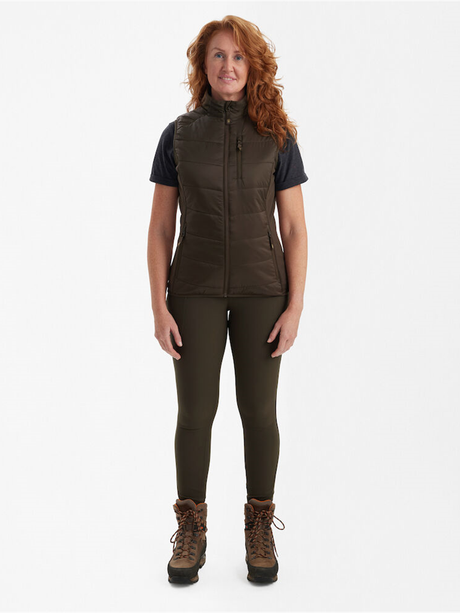 DEERHUNTER Lady Heat Padded Waistcoat - Womens - Wood official image 5