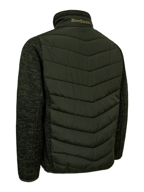 DEERHUNTER Youth Moor Padded Jacket - Kids - Forest Ember back flat lay