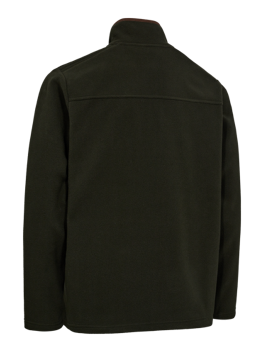 DEERHUNTER Cumbria Fleece Jacket - Mens - Forest Ember - rear product view