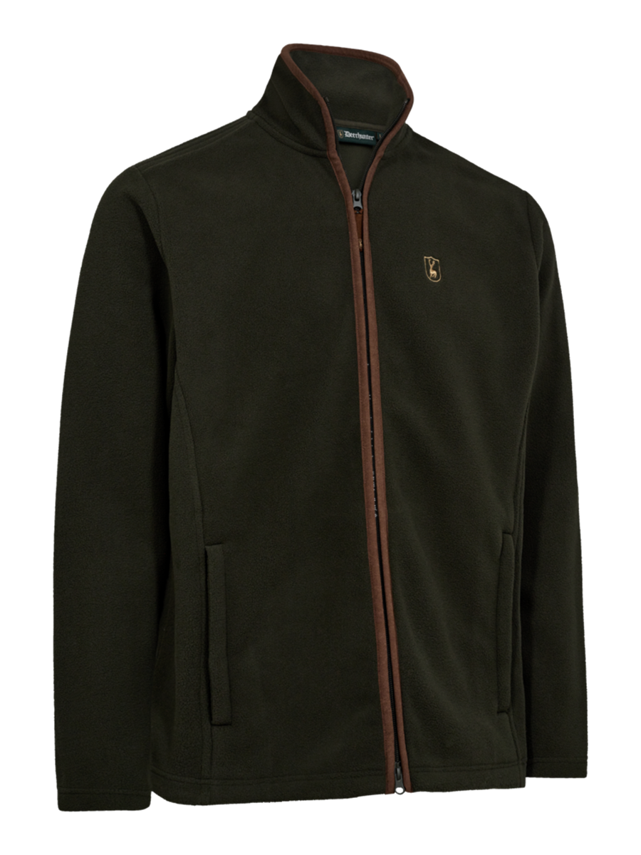 DEERHUNTER Cumbria Fleece Jacket - Mens - Forest Ember - front product view