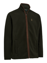 DEERHUNTER Cumbria Fleece Jacket - Mens - Forest Ember - front product view