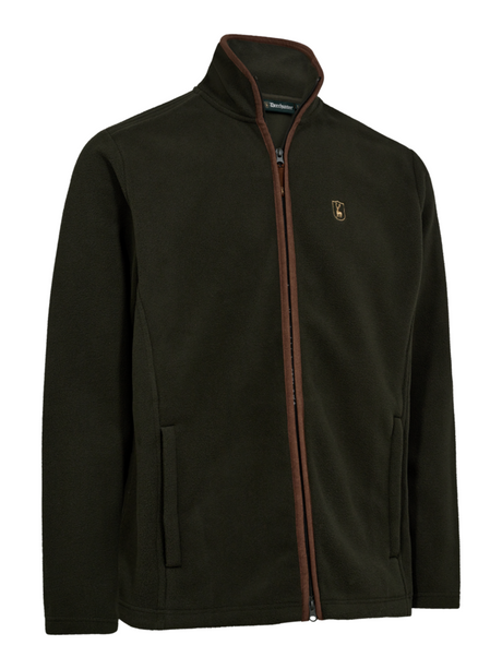DEERHUNTER Cumbria Fleece Jacket - Mens - Forest Ember - front product view