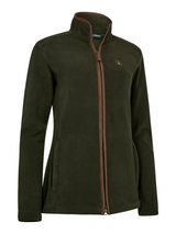 DEERHUNTER Lady Cumbria Fleece Jacket - Womens - Forest Ember - front product view