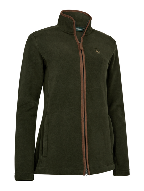 DEERHUNTER Lady Cumbria Fleece Jacket - Womens - Forest Ember - front product view