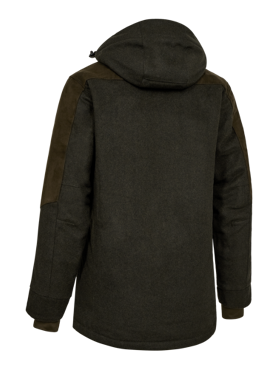 DEERHUNTER Tatra Winter Jacket - Mens - Loden Wood - rear product view