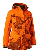 DEERHUNTER Lady Eagle Winter Jacket - Womens - REALTREE EDGE® ORANGE - front product view