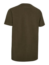 DEERHUNTER Lady Bamboo T-Shirt - Womens - Deep Green back flat lay
