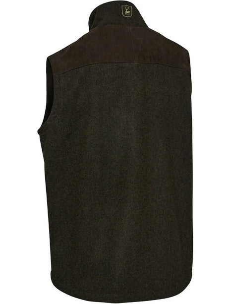 DEERHUNTER Atlas Fleece Waistcoat - Mens - Forest Green