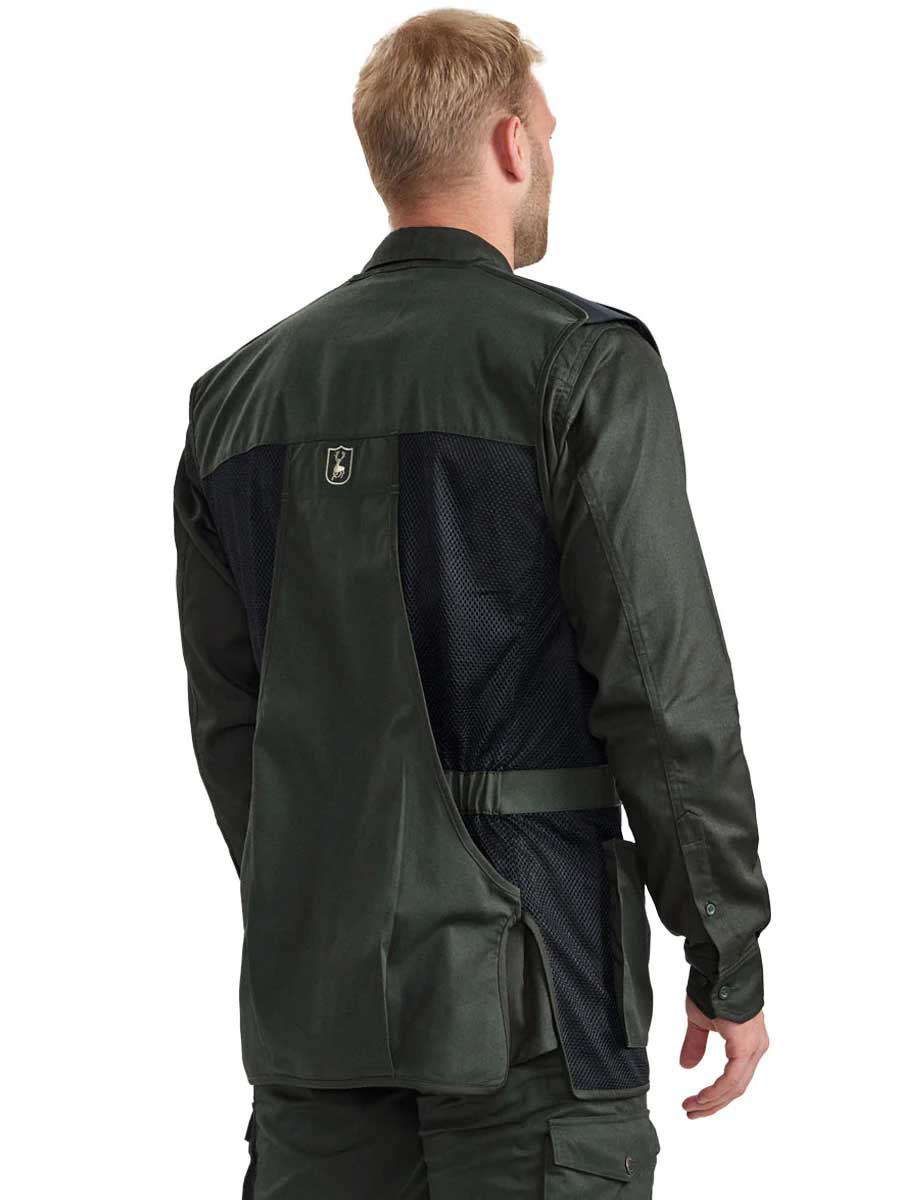 DEERHUNTER Atlas Mesh Shooting Waistcoat - Mens - Timber