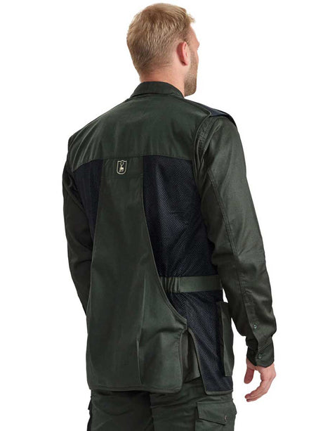 DEERHUNTER Atlas Mesh Shooting Waistcoat - Mens - Timber