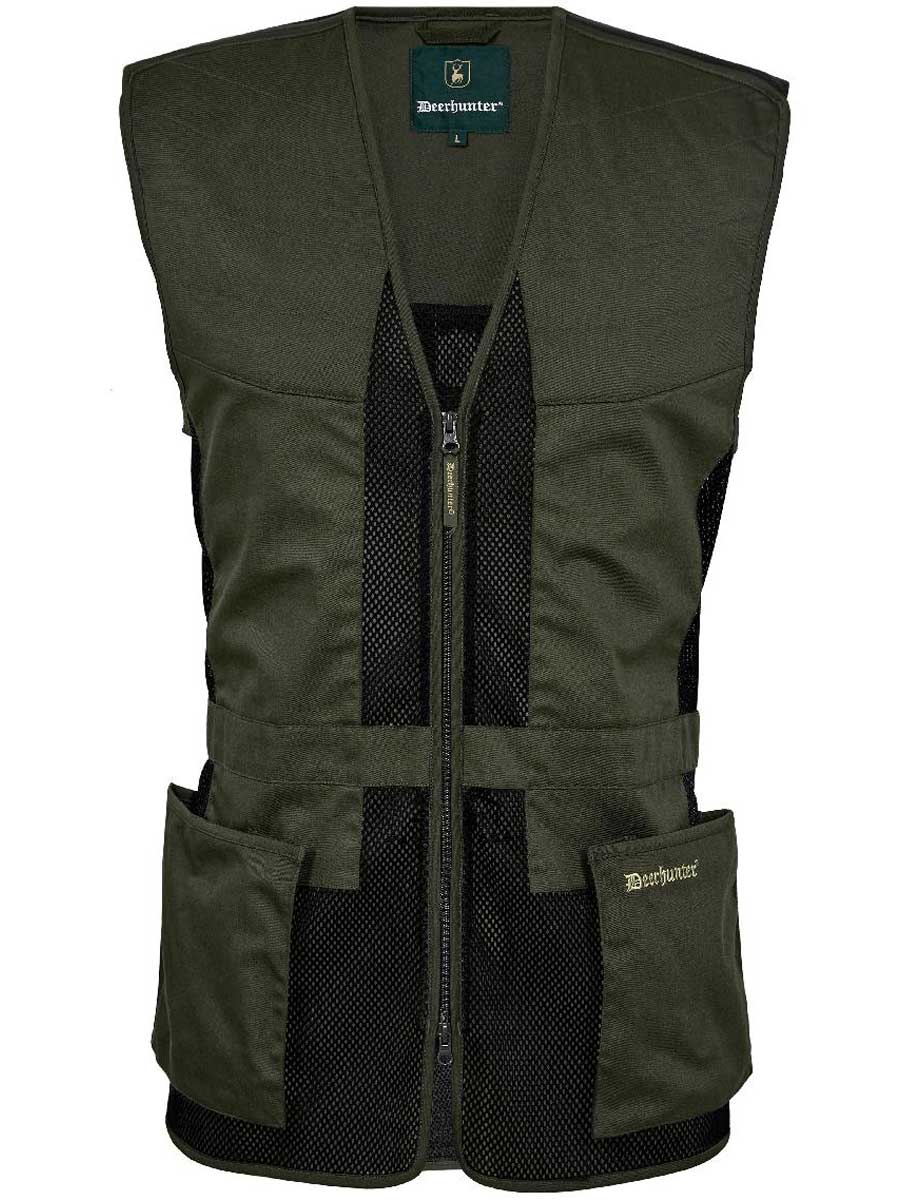DEERHUNTER Atlas Mesh Shooting Waistcoat - Mens - Timber