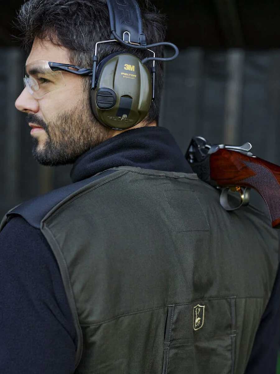 DEERHUNTER Atlas Shooting Waistcoat - Mens - Timber