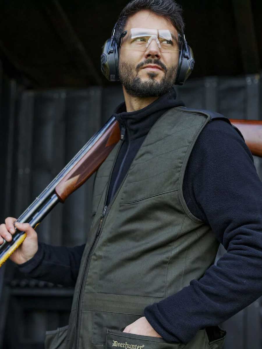 DEERHUNTER Atlas Shooting Waistcoat - Mens - Timber