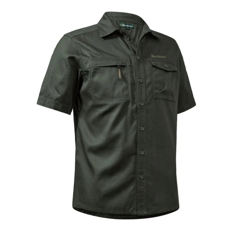 DEERHUNTER Atlas Short Sleeve Shirt - Men's - Timber