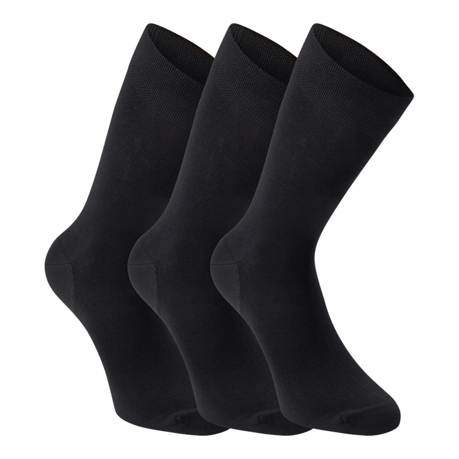 deerhunter bamboo socks three pack black ink 01 front flat lay d p f 8396 985 900x900