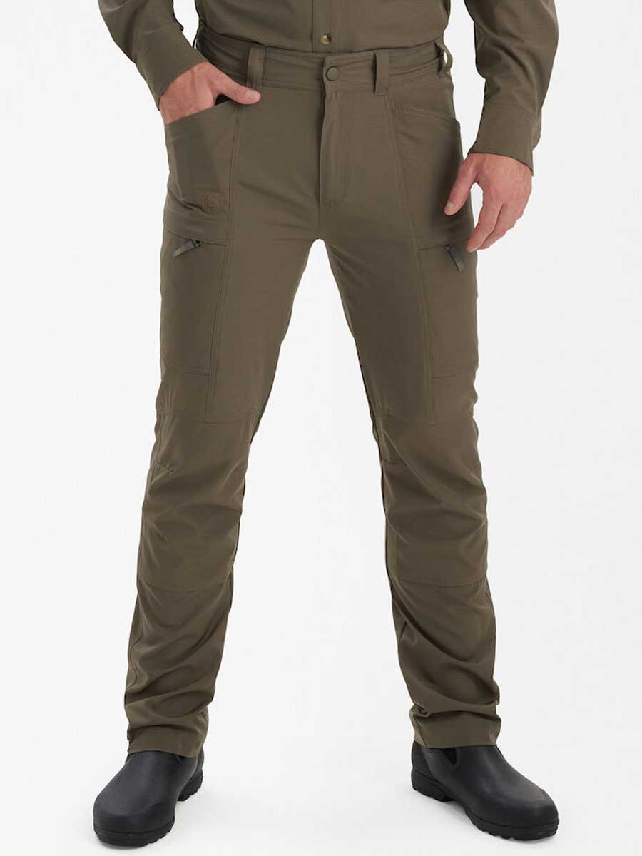 DEERHUNTER Canopy Trousers - Men's - Stone Grey