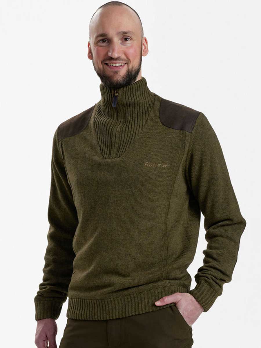 DEERHUNTER Carlisle Knit with Storm Liner - Mens - Cypress