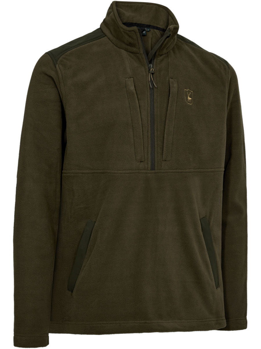 DEERHUNTER Climate Half-Zip Fleece with 37.5 Technology - Mens - Hunter Green
