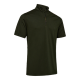 DEERHUNTER Climate ½-zip T-shirt with 37.5® Technology - Men's - Forest Ember