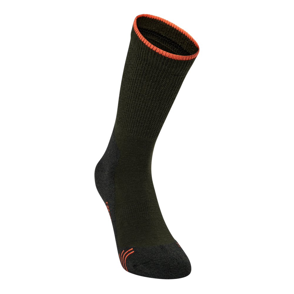 Deerhunter Coolmax Socks in Forest Green - front view