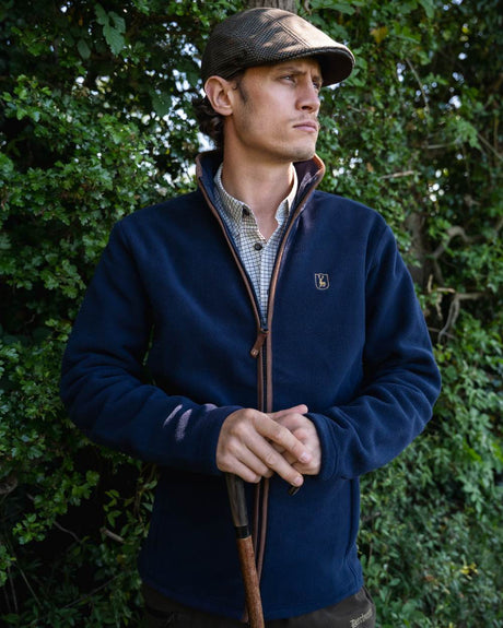 DEERHUNTER Cumbria Fleece Jacket - Mens - Dark Blue