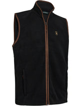 DEERHUNTER Cumbria Fleece Waistcoat - Mens - Anthracite Grey