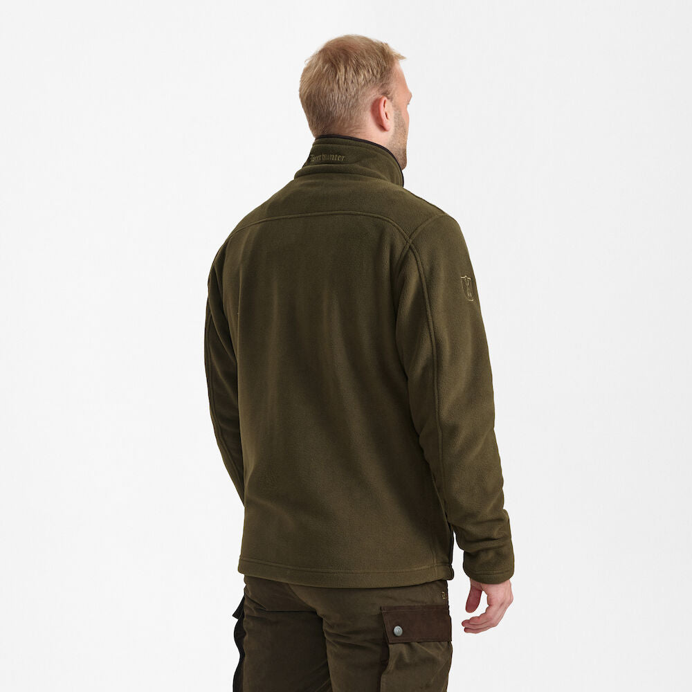 DEERHUNTER Eagle Fleece Jacket - Mens - Tarmac Green