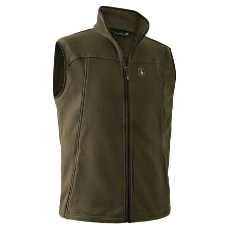 DEERHUNTER Eagle Fleece Waistcoat - Mens - Tarmac Green