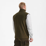 DEERHUNTER Eagle Fleece Waistcoat - Mens - Tarmac Green