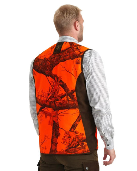 DEERHUNTER Eagle Waistcoat - Mens - Realtree Edge Orange
