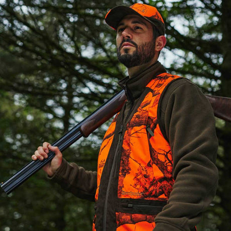 DEERHUNTER Eagle Waistcoat - Mens - Realtree Edge Orange