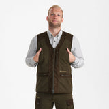DEERHUNTER Eagle Waistcoat - Mens - Tarmac Green