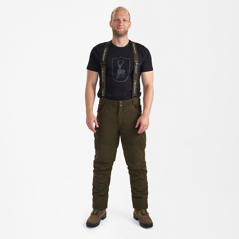 DEERHUNTER Eagle Winter Trousers - Mens - Tarmac Green