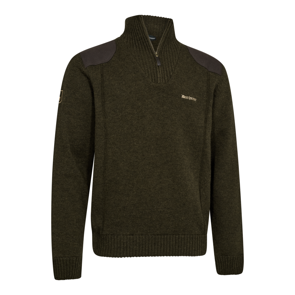 DEERHUNTER Finley Half Zip Knit - Men's - Woodland Melange