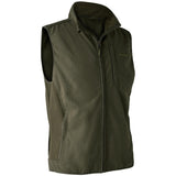 DEERHUNTER Gamekeeper Bonded Fleece Waistcoat - Men's - Graphite Green