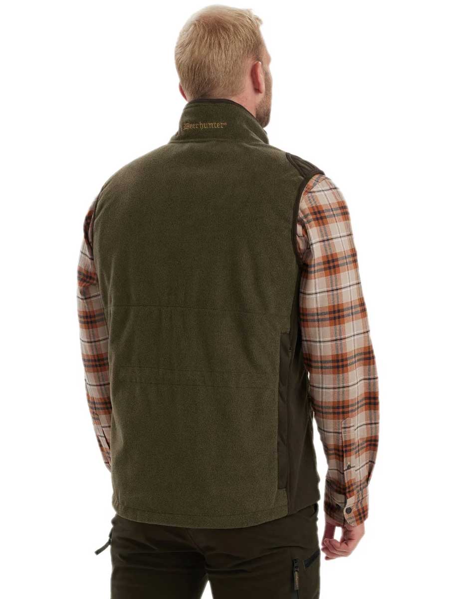 DEERHUNTER Gamekeeper Shooting Waistcoat - Mens - Graphite Green