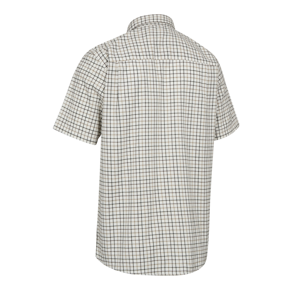 DEERHUNTER Gavin Short Sleeved Shirt - Men's - Beige Check