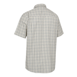 DEERHUNTER Gavin Short Sleeved Shirt - Men's - Beige Check