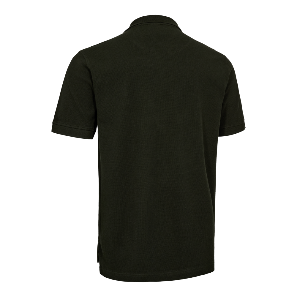DEERHUNTER Griffin Polo Shirt - Men's - Forest Ember