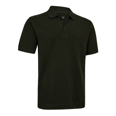 DEERHUNTER Griffin Polo Shirt - Men's - Forest Ember