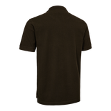 DEERHUNTER Griffin Polo Shirt - Men's - Otter Brown