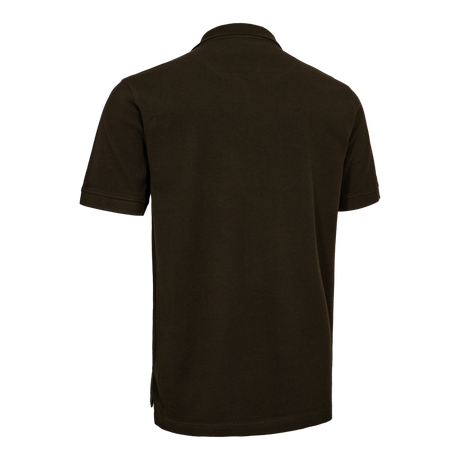 DEERHUNTER Griffin Polo Shirt - Men's - Otter Brown