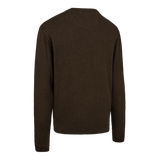 DEERHUNTER Harrington O-Neck Knit - Men's - Brown Melange