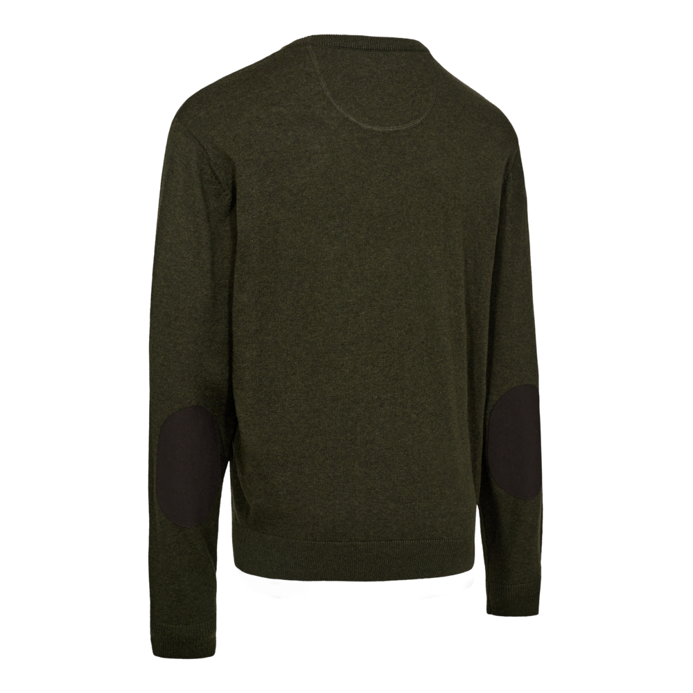 DEERHUNTER Harrington O-Neck Knit - Men's - Forest Ember Melange
