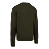 DEERHUNTER Harrington O-Neck Knit - Men's - Forest Ember Melange