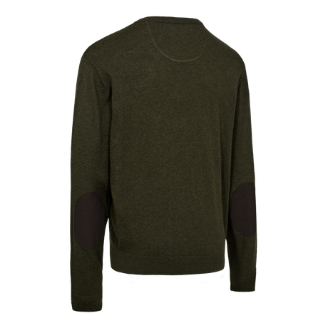 DEERHUNTER Harrington O-Neck Knit - Men's - Forest Ember Melange