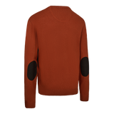 DEERHUNTER Harrington O-Neck Knit - Men's - Oak Rust Melange