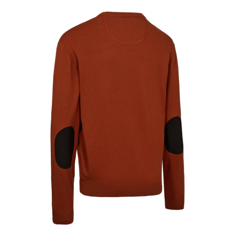 DEERHUNTER Harrington V-Neck Knit - Men's - Oak Rust Melange