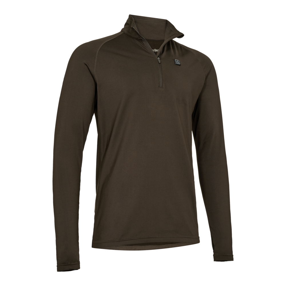 DEERHUNTER Heat Game 1/2-Zip Undershirt - Men's - Wood