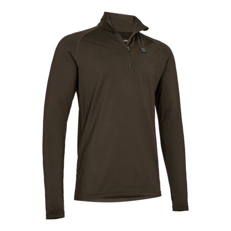 DEERHUNTER Heat Game 1/2-Zip Undershirt - Men's - Wood